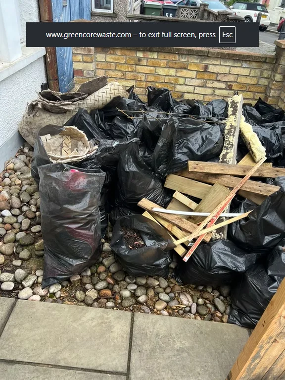 GreenCore Waste team providing Builders Waste Removal in London