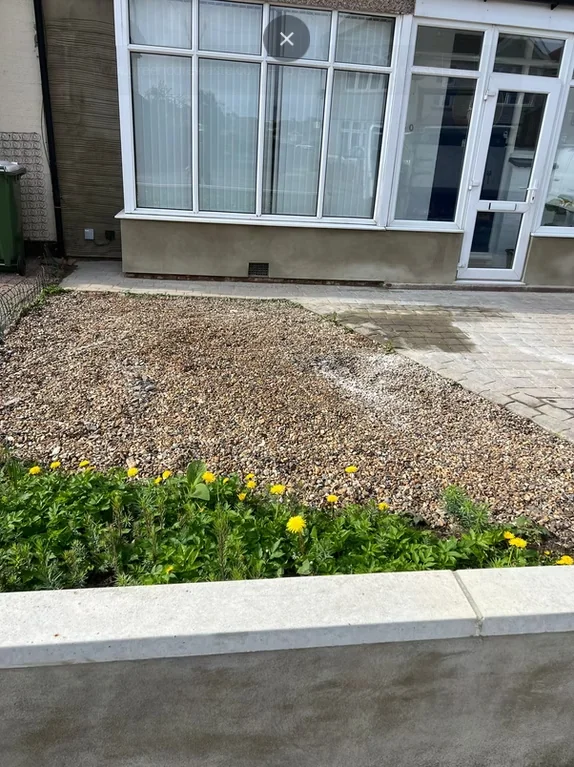 Front garden area after GreenCore Waste clearance
