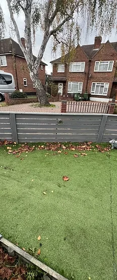 Garden and outdoor area after waste clearance