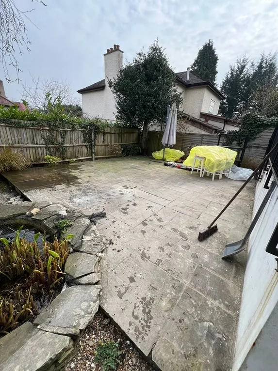 Outdoor area after GreenCore Waste clearance