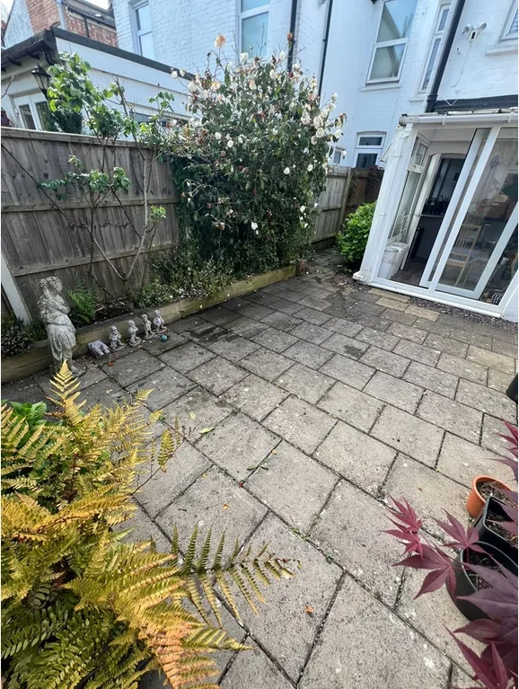 Patio area after GreenCore Waste clearance